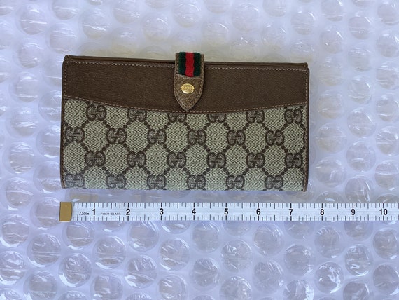 GUCCI GG Supreme Unisex Street Style Plain Leather Long Wallet Small Wallet