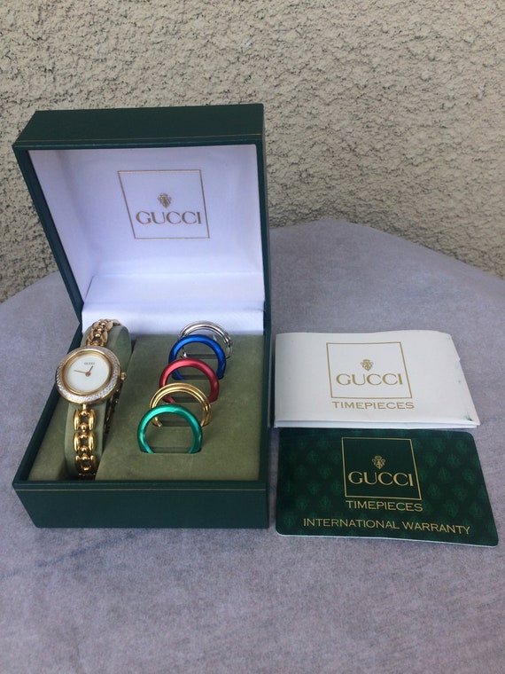 Vintage Gucci Watch Rice Bracelet Links 