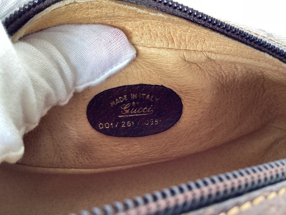 Vintage Old Gucci Bag Brown Canvas Preowned Condition - Etsy Hong Kong
