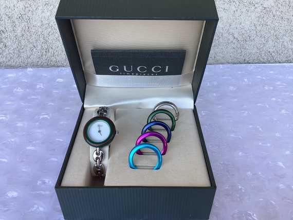 GUCCI WATCH * vintage late 1990s ladies bracelet watch *genuine* See the  photos £67.50 - PicClick UK