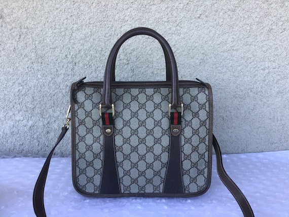 Gucci vintage 80's Micro gg Boston bag - great used condition