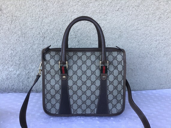 Old Vintage Gucci 1980’s Shoulder/Crossbody Bag B… - image 1