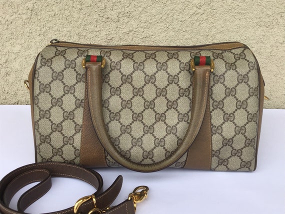 Vintage Gucci Doctor/Boston/Crossbody Bag Great C… - image 2