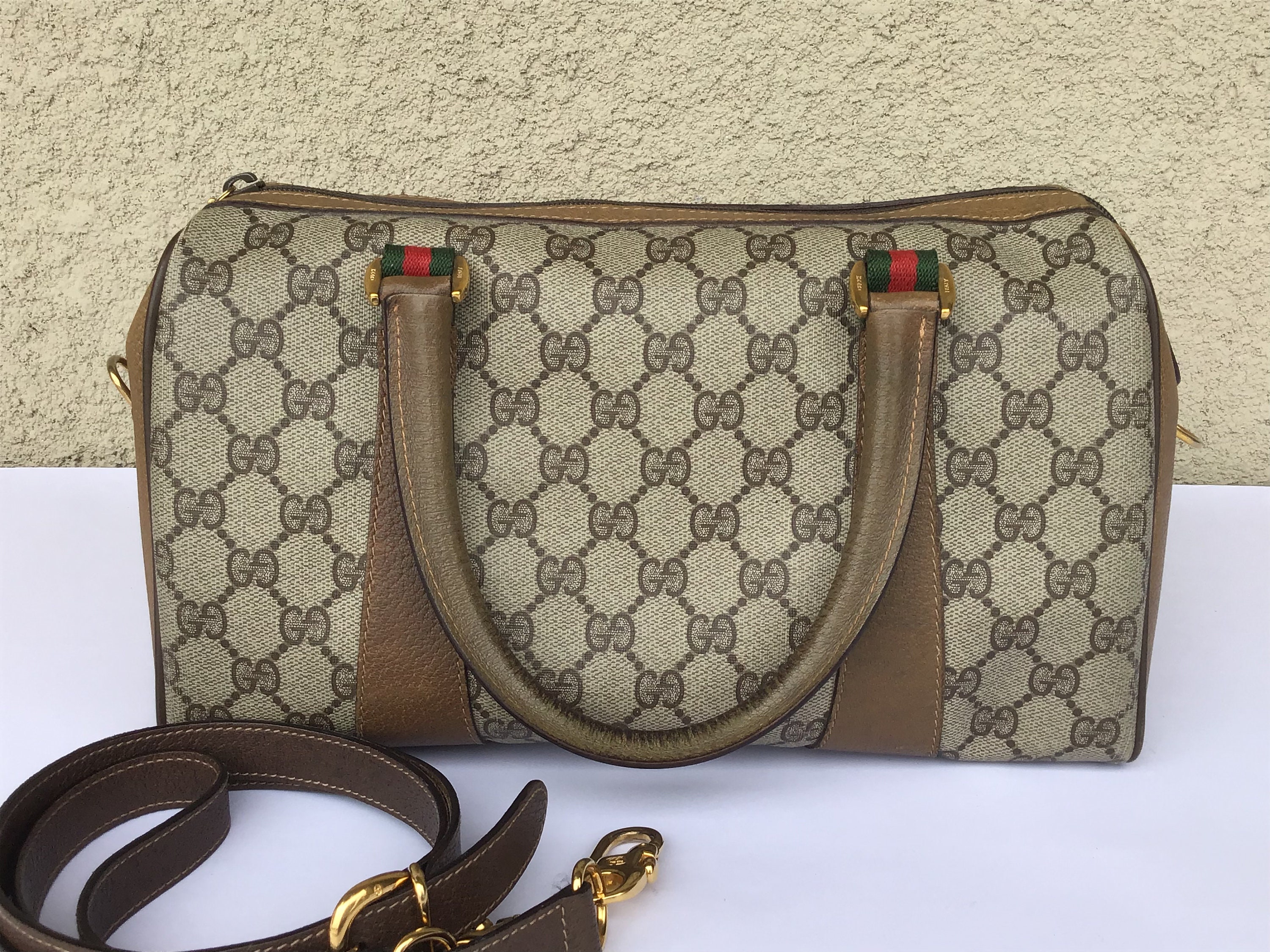 Gucci, Bags, Authentic Vintage Gucci Boston Bag