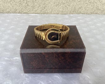 Beautiful! Vintage Gucci 9000L Gold Plated Two Tone Women  display picture 2