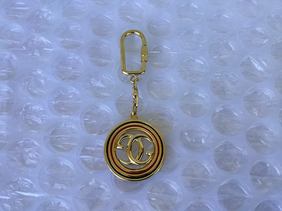 小物 GUCCI old archive keyring 小物 GUCCI old archive keyring Rare Vintage GUCCI Keychain