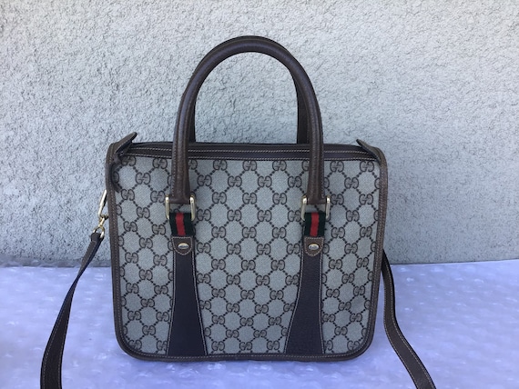 Old Vintage Gucci 1980’s Shoulder/Crossbody Bag B… - image 2