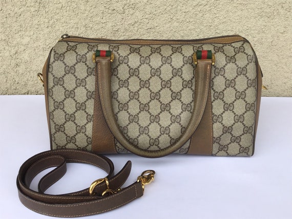 Vintage Gucci Doctor/boston/crossbody Bag Great Condition 