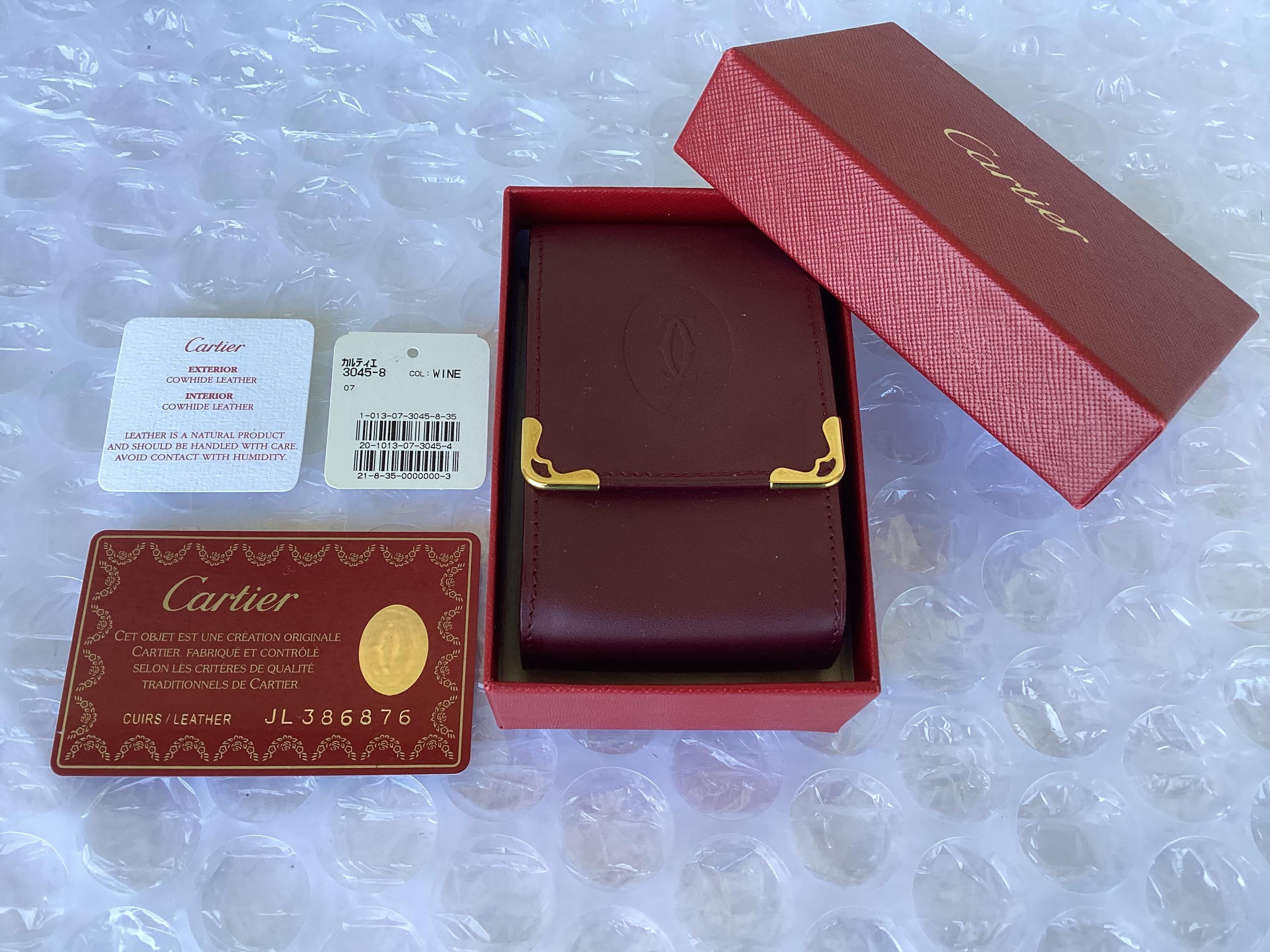 Cartier les must de Cartier ボックスメモパッド Lot 231 | VINTAGE LES MUST DE CARTIER PLAYING CARD SET IOB