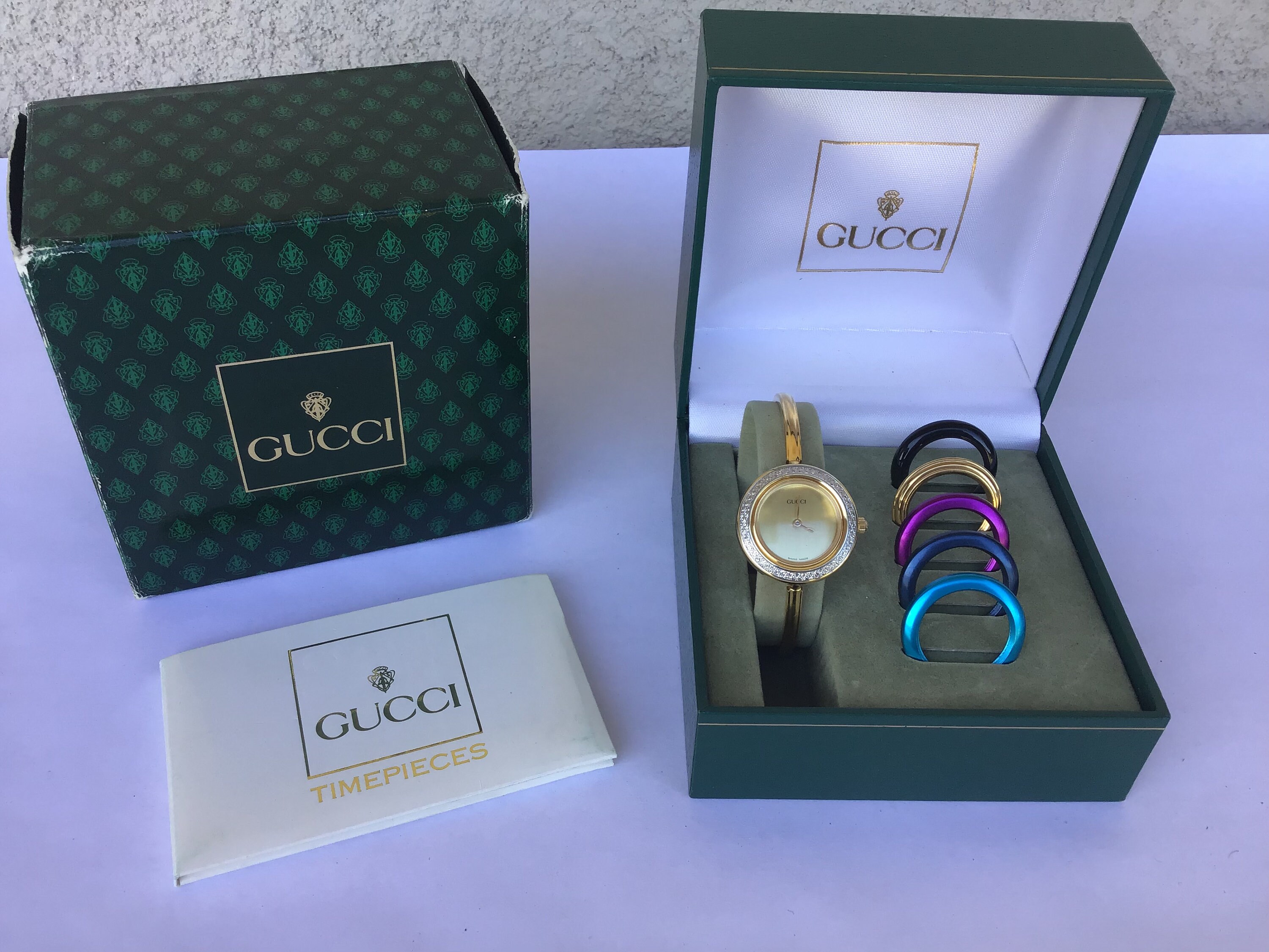 Old Vintage Gucci 1980s Interchangeable 