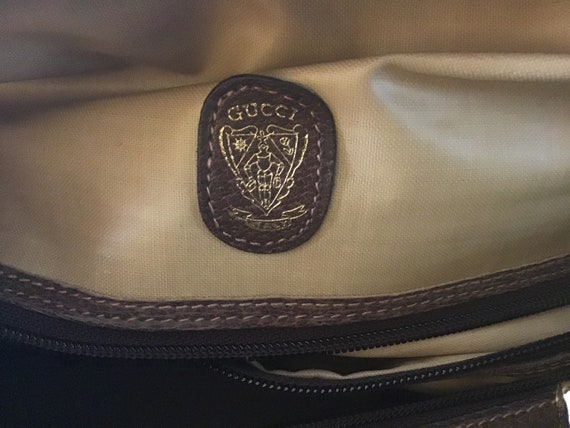 Vintage Gucci Rare Small Duffel Bag or Large Doct… - image 10