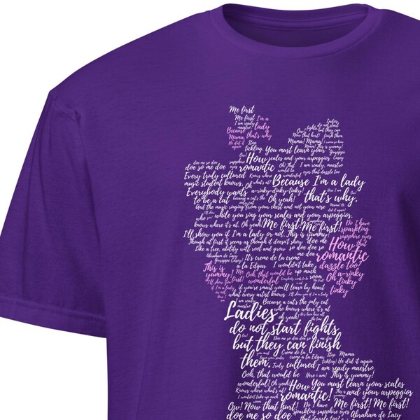 Marie Cat Shirt: "Because I'm a Lady" Slogan T-Shirt