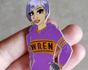 Sabine Shirt Pin, Enamel Pin, TomorrowlandDesign