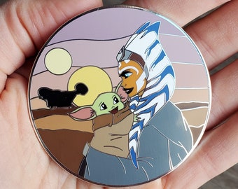 Ahsoka and Baby Pin, Enamel Pin, TomorrowlandDesign