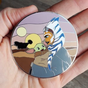 Ahsoka and Baby Pin, Enamel Pin, TomorrowlandDesign