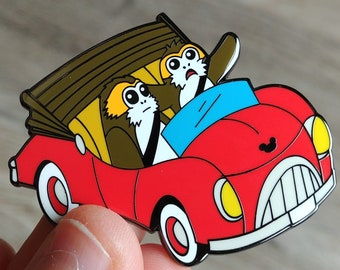 Runaway Porgs Pin, Enamel Pin, SeeYaEarSoon, TomorrowlandDesign