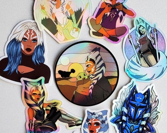 Ahsoka Stickers by Tomorrowland Design