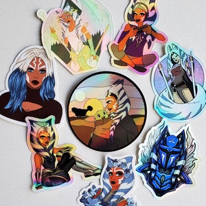 Ahsoka Stickers by Tomorrowland Design