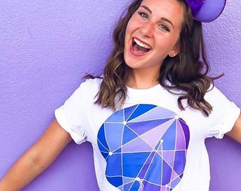 Galactic Purple Wall Shirt // Purple Wall Tee // by SeeYaEarSoon