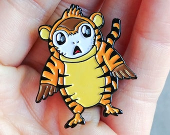 Tiger Porg Pin, Pooh, Fantasy Pin, Trading Pin, Enamel Pin, TomorrowlandDesign