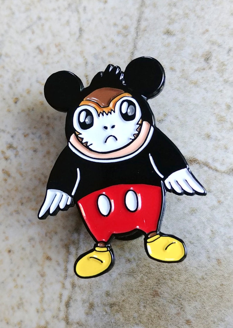 Mouse Porg Pin, Fantasy Pin, Trading Pin, Enamel Pin, SeeYaEarSoon, TomorrowlandDesign image 2