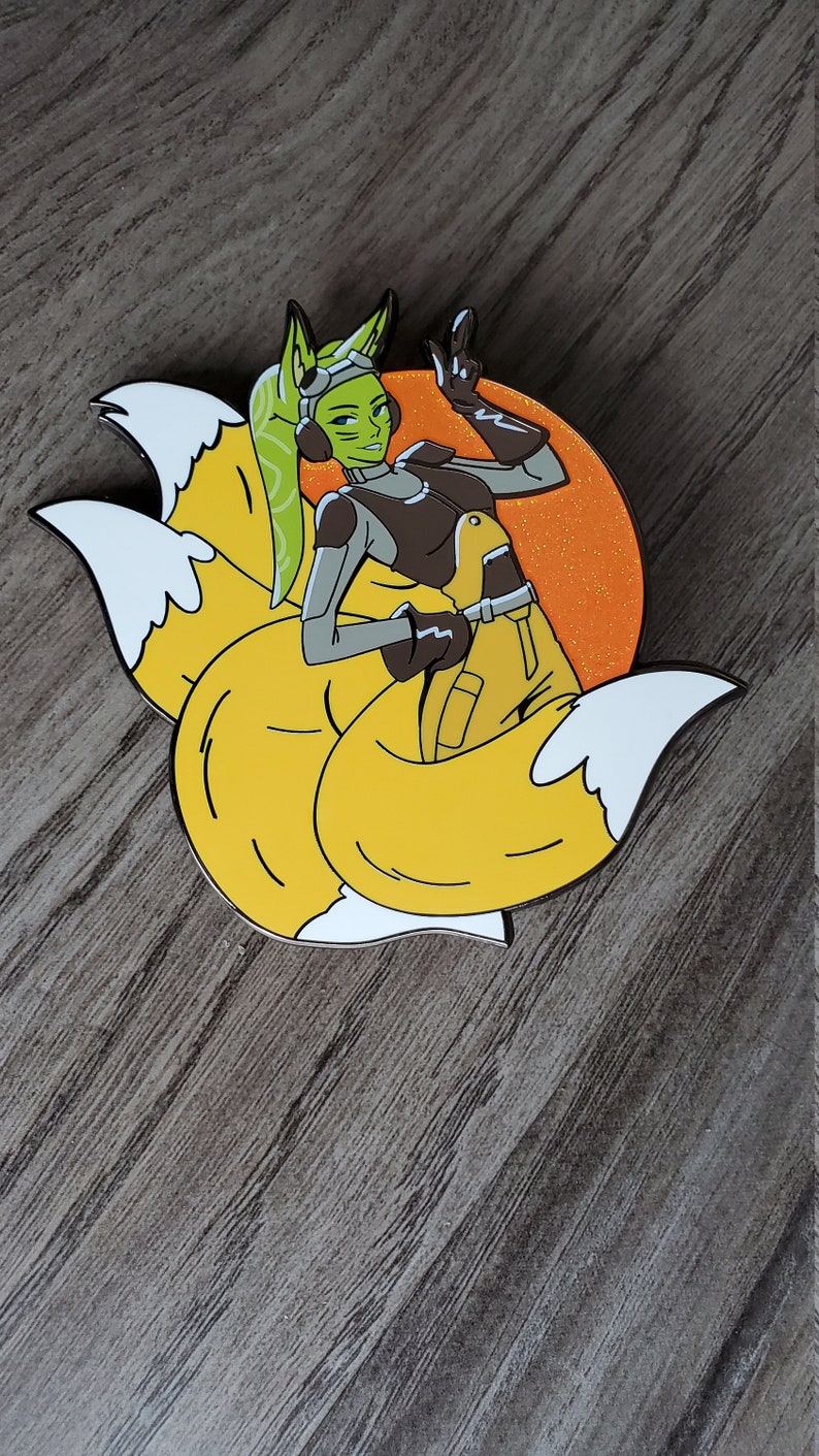 Foxy Hera Enamel Pin by Tomorrowland Design image 2