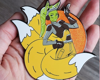 Foxy Hera Enamel Pin by Tomorrowland Design