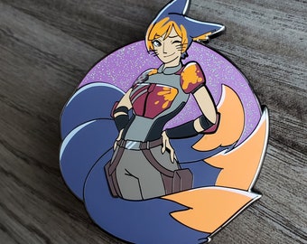 Foxy Sabine Enamel Pin by Tomorrowland Design