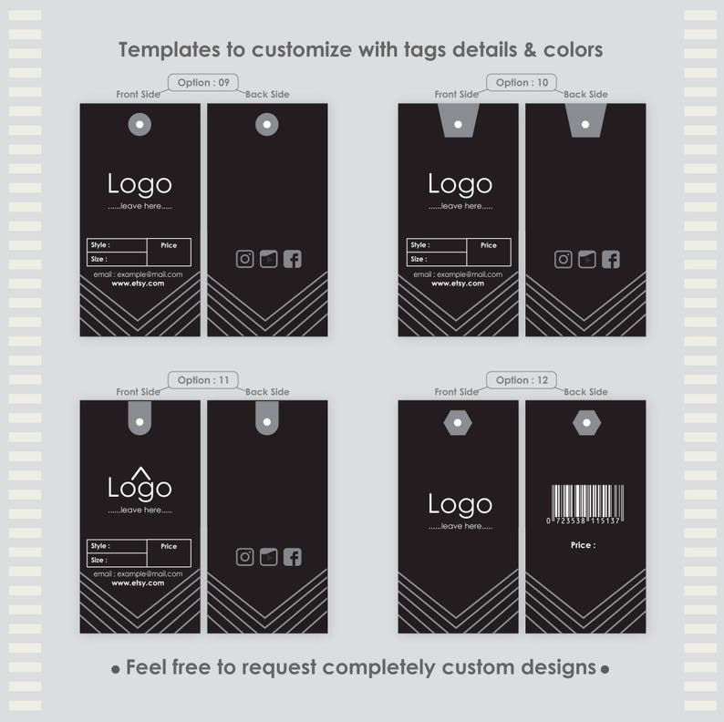 Brand Tag 1000 pcs Custom Hang Tags Price Tag Bar code Tag Custom Clothing Hang Tag Custom Clothing Labels Cheap Hang Tags
