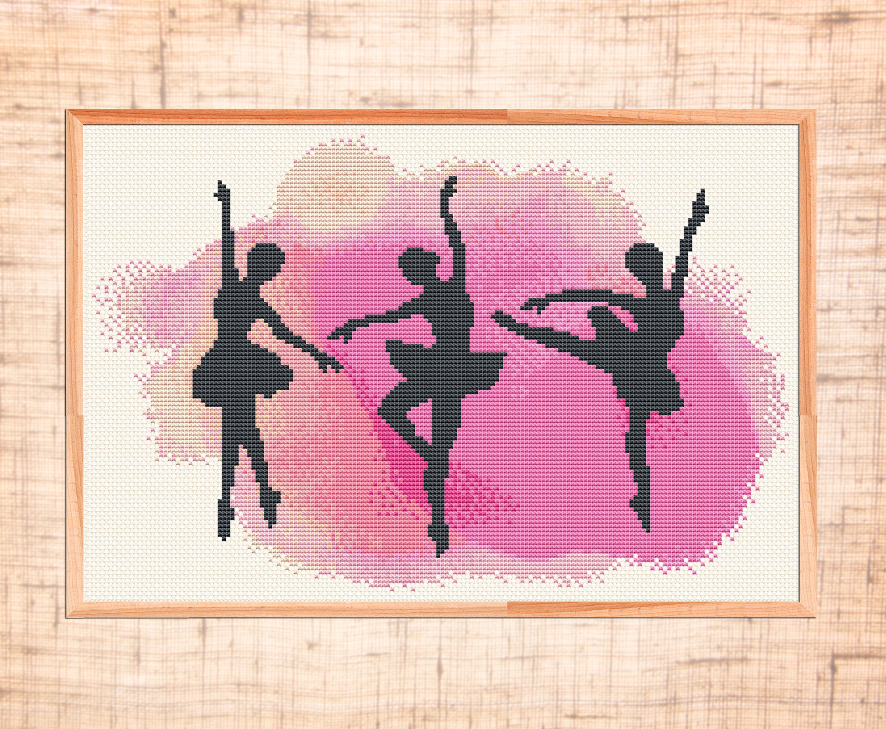 Ballet Cross Stitch Pattern Modern Cross Stitch Ballerina Gift Etsy