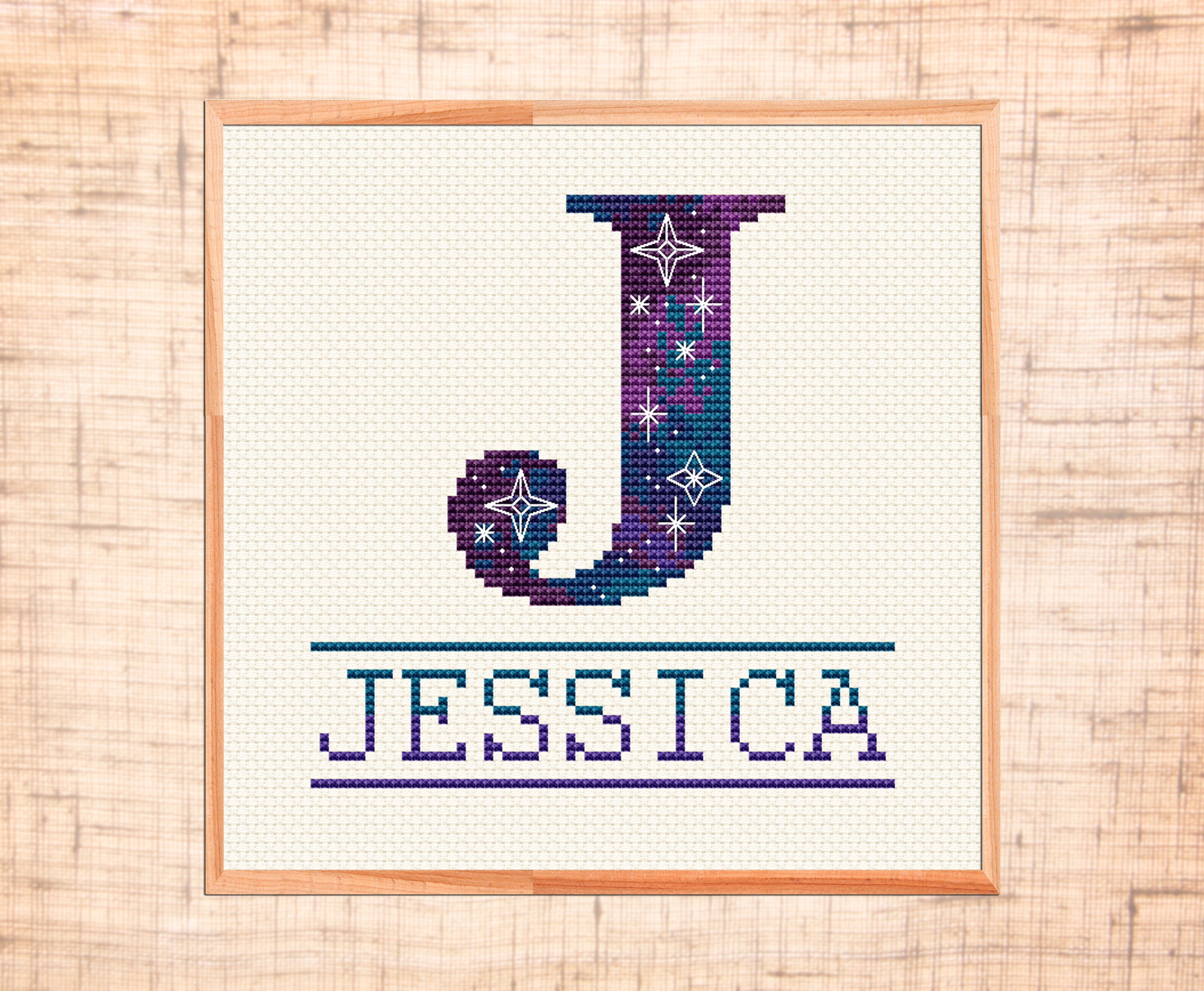 Names Cross Stitch Patterns / Mans Name Cross Stitch Kits Or Pattern