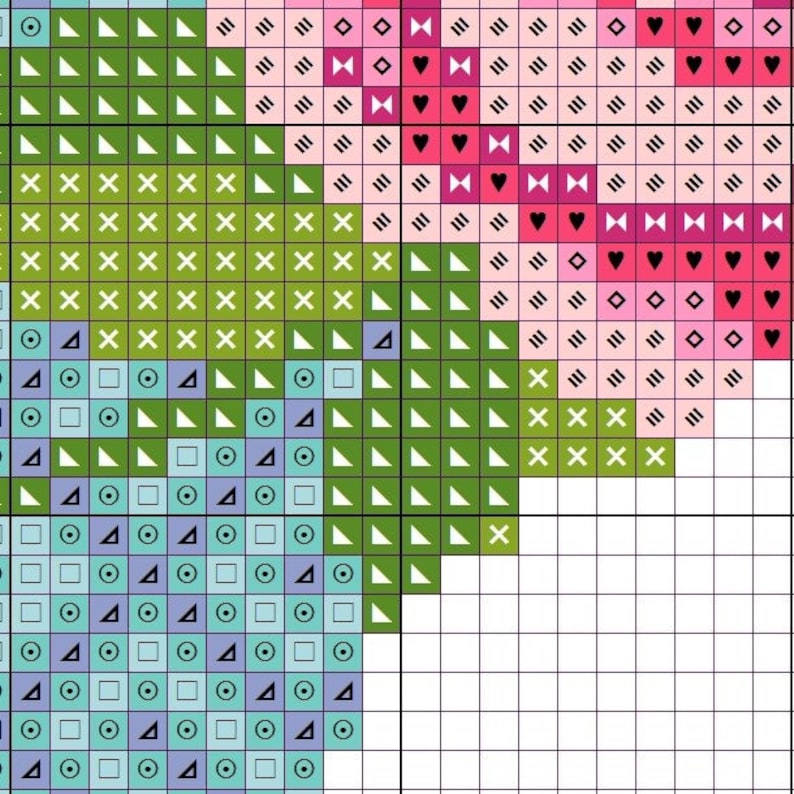 Iowa cross stitch pattern Floral map cross stitch State ...