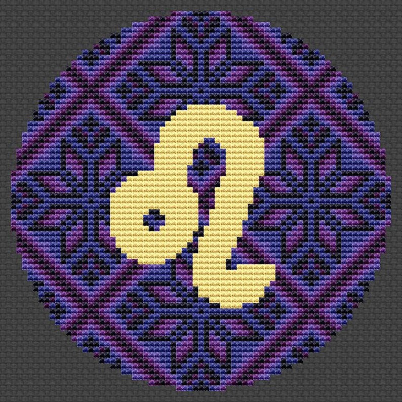 Cross stitch pattern Modern Xmas gift diy Zodiac sign cross stitch Horoscope gift Gemini cross stitch Ukrainian embroidery Nordic decor diy
