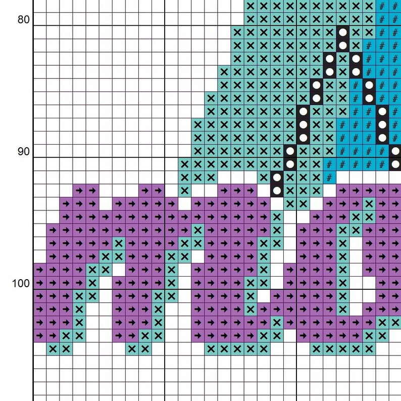 Faith can move mountains Cross stitch pattern Modern quote Etsy