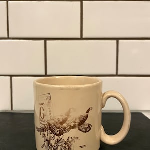 Vintage pheasant made in England mug
