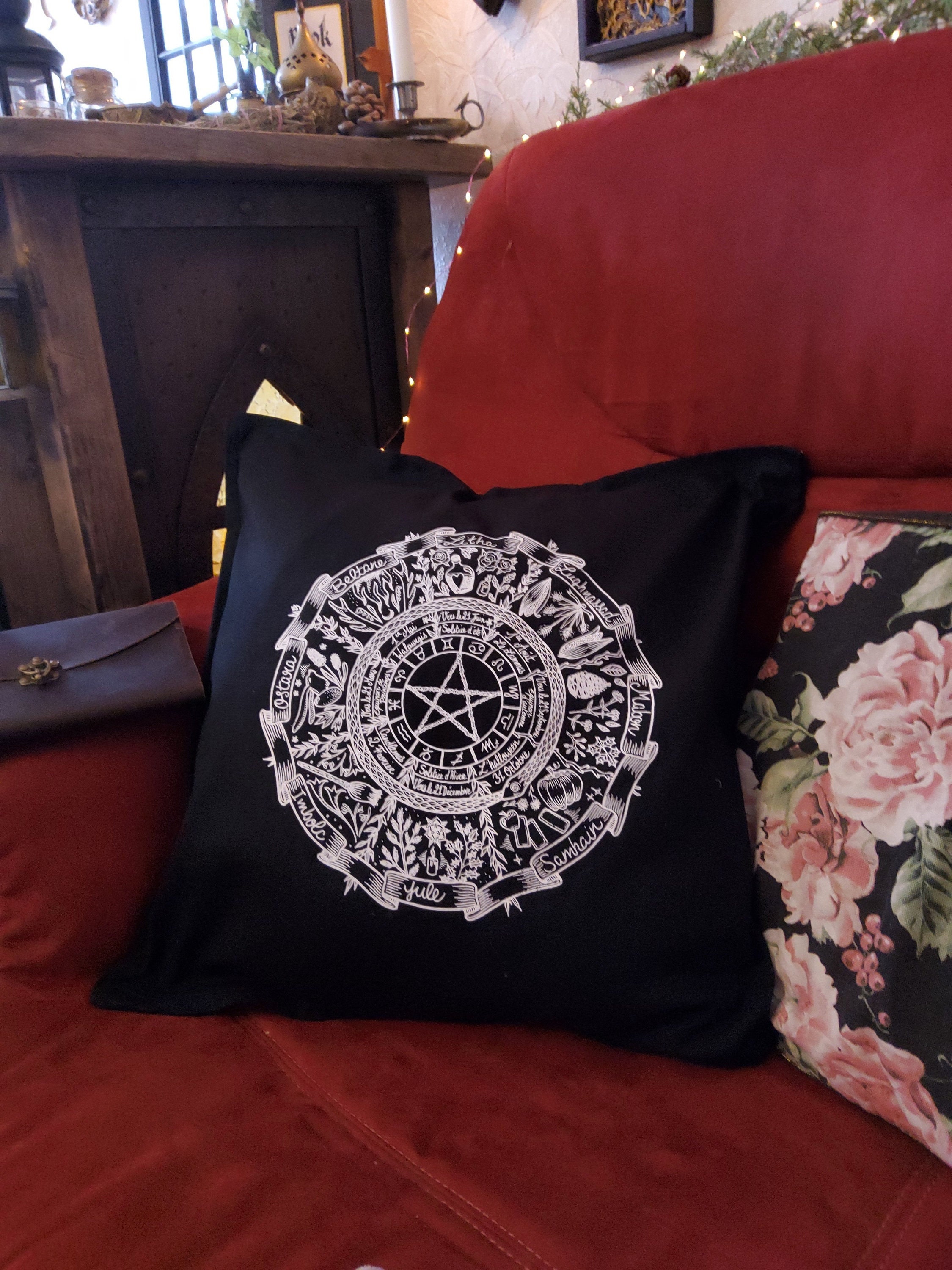 Housse de Coussin Roue L'année