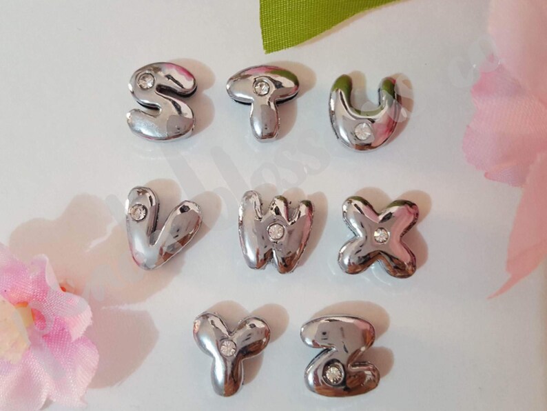 t monogram leather bubble slides