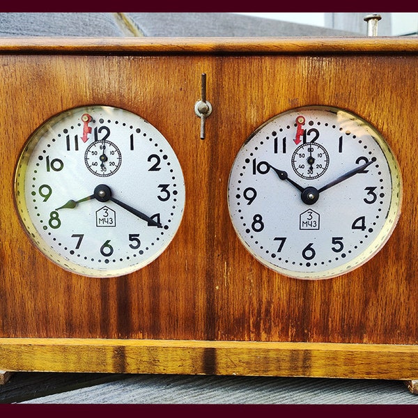 Soviet Chess Clock Etsy