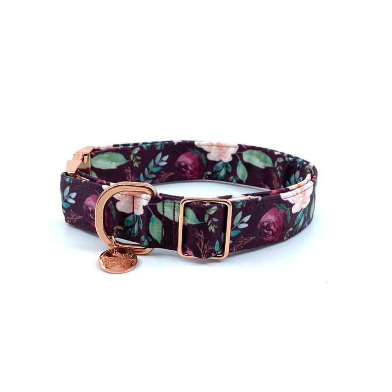 Rocket Floral Dog Collar