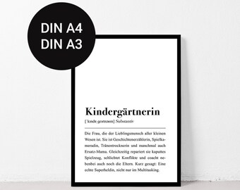 Spruch Erzieherin Etsy