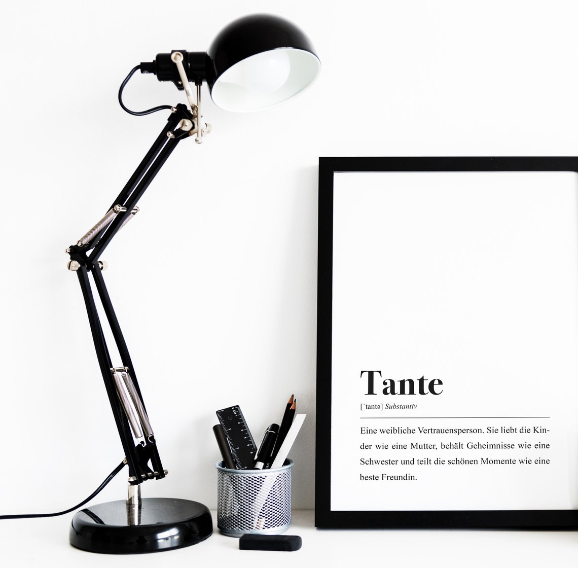 Tante Definition Poster DIN A4 Schwester zu Tante Geschenk Etsy