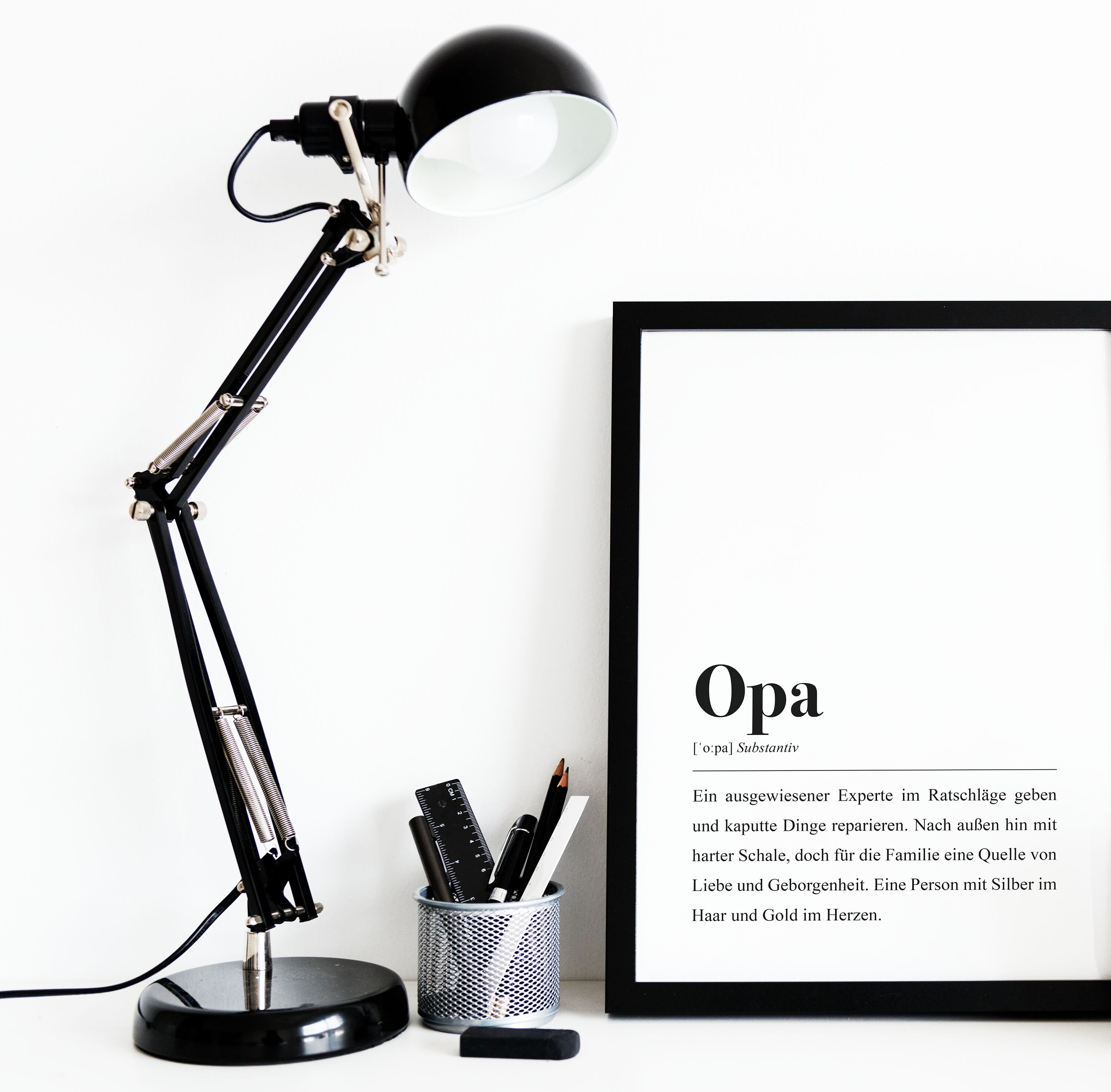 Opa Poster DIN A4 Opa Definition Etsy