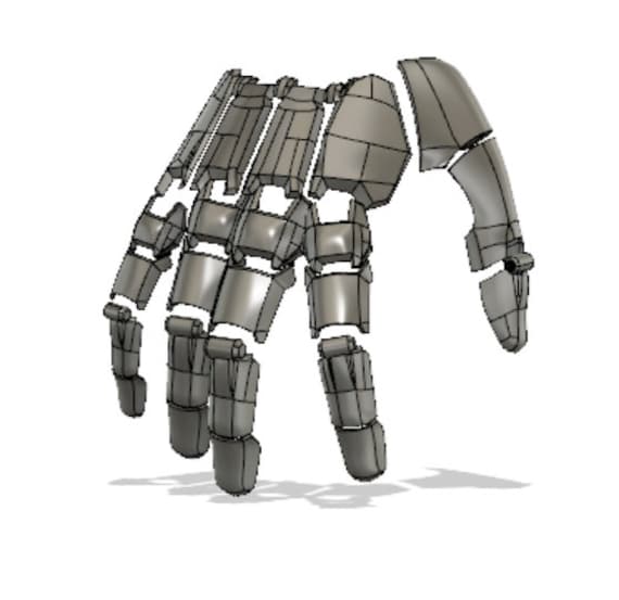 Robotic Hand 3D PRINTING FILES - Etsy
