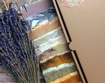 Soap Selection Gift Box – 12 Handmade Soap Slices | Natural, Palm Oil Free & Eco-Friendly