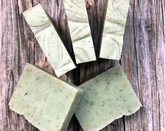 Lime & Green Tea Handmade Natural Soap Bar – Refreshing, Uplifting and Palm Oil Free