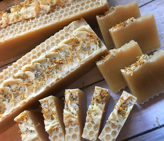 Handmade Honey Soap with Bergamot & Cedarwood