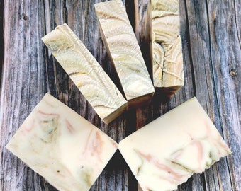 Handmade Lemon & Geranium Soap Bar: Natural, Palm Oil Free