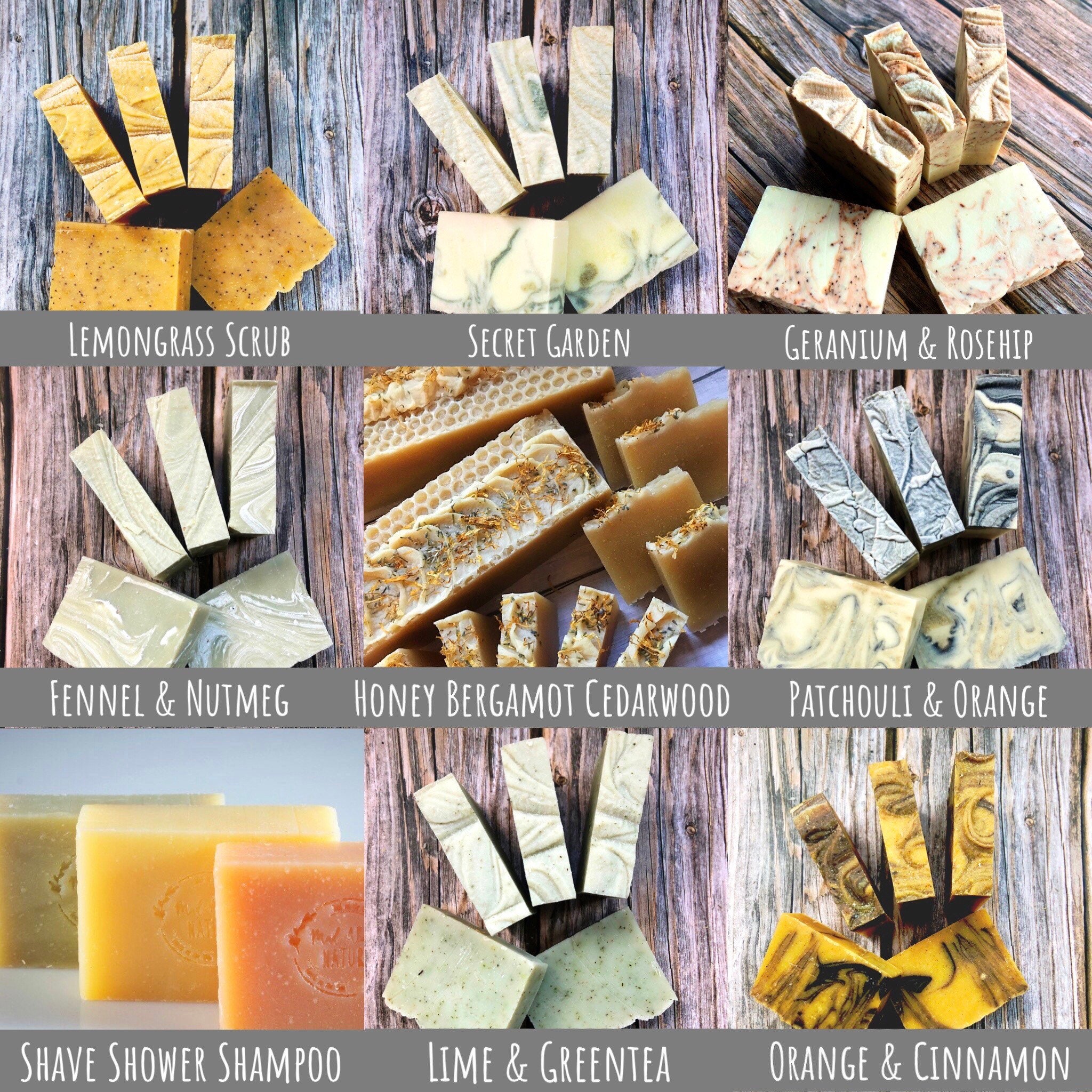 Multi Buy UK Handmade Soap, Natural Vegan Soap Bar & Shampoo Bars, Eco ...