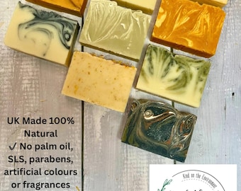 Handmade Natural Soap Bar | Cold Process | Palm Oil Free | Vegan Soap | Artisan Soap