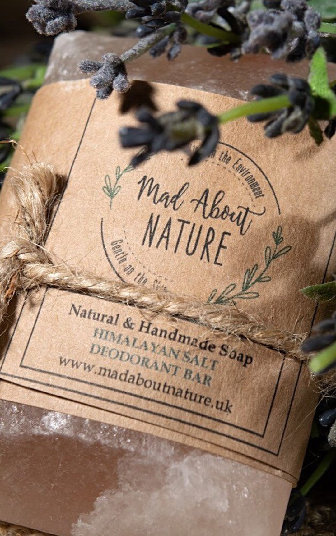 Himalayan Salt Deodorant Barnatural Deodorantchemical Freeplastic